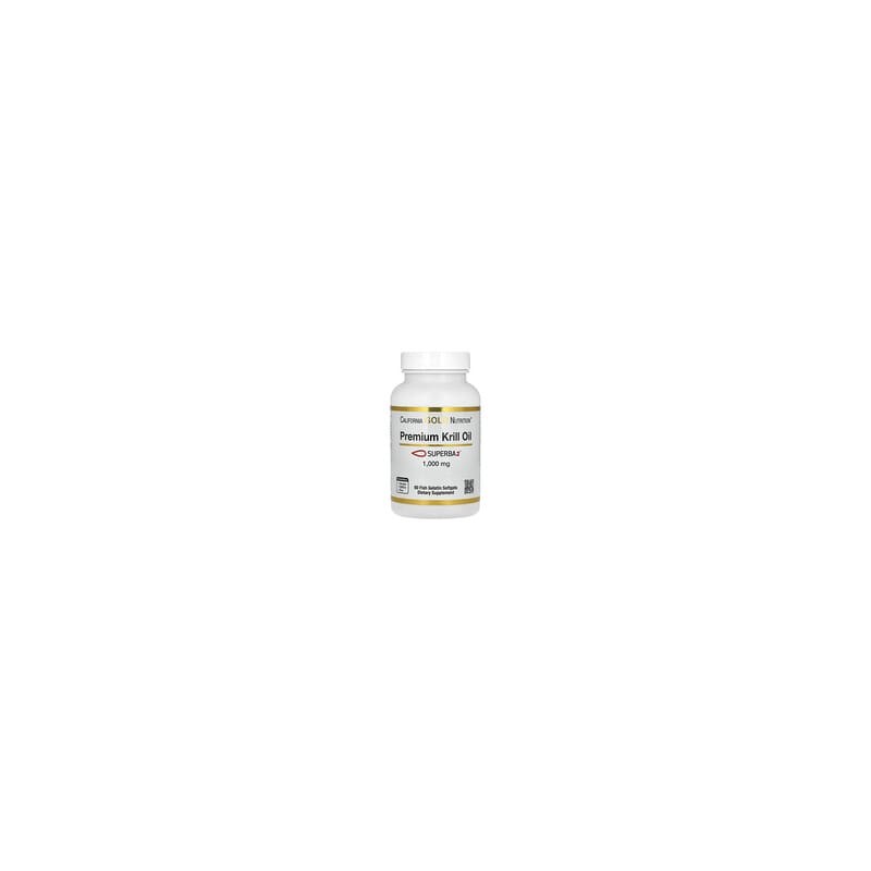 California Gold Nutrition, Aceite de kril prémium con Superba2™, 1000 mg, 60 cápsulas blandas