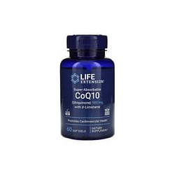 Life Extension, Super-Absorbable CoQ10, Suplemento de CoQ10 superabsorbible (ubiquinona) con D-limoneno, 100 mg, 60 cápsulas bla
