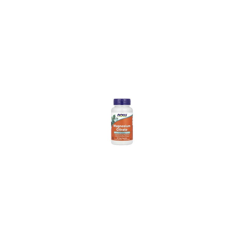 NOW Foods, Citrato de magnesio, 60 cápsulas vegetales