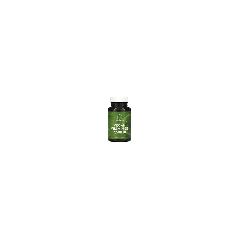 MRM Nutrition, Nutrition, Vitamina D3 vegana, 2500 UI, 60 cápsulas vegetales