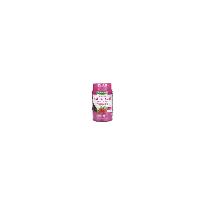 Nature's Truth, Multivitmain + colágeno para mujeres, Bayas mixtas naturales, 70 gomitas