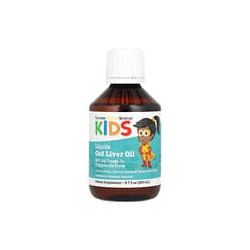 California Gold Nutrition, Aceite de hígado de bacalao noruego para niños, Sabor natural a fresa, 200 ml (6,7 oz. líq.)
