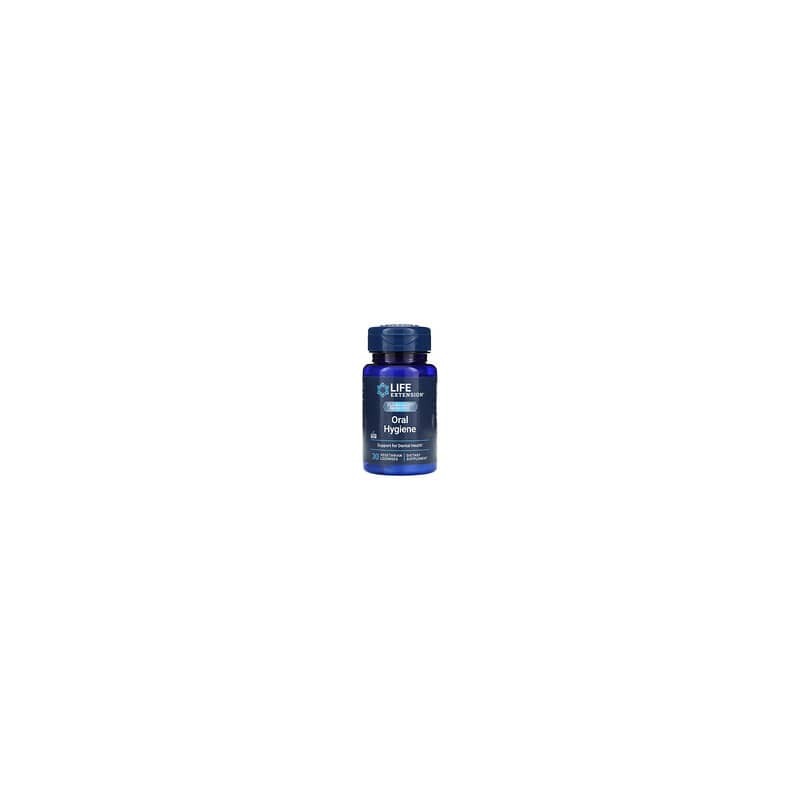 Life Extension, Suplemento probiótico Florassist, Higiene bucal, 30 pastillas vegetales