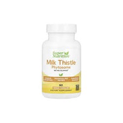 Super Nutrition, Milk Thistle Phytosome, Fitosoma de cardo mariano, 160 mg, 60 cápsulas vegetales