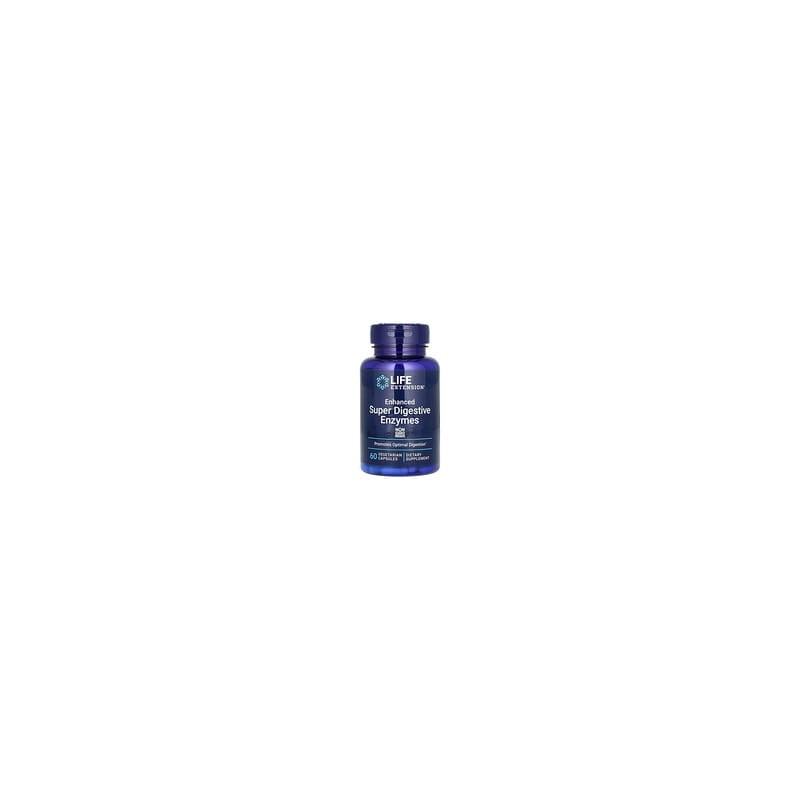 Life Extension, Enzimas superdigestivas mejoradas, 60 cápsulas vegetales