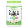 Orgain, Organic Protein™, Suplemento proteico orgánico en polvo, De origen vegetal, Vaina de vainilla, 920 g (2,03 lb)