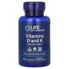 Life Extension, Vitaminas D y K con Sea-Iodine, 60 cápsulas