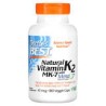 Doctor's Best, Vitamina K2 natural en forma de MK-7 con MenaQ7, 45 mcg, 180 cápsulas vegetales