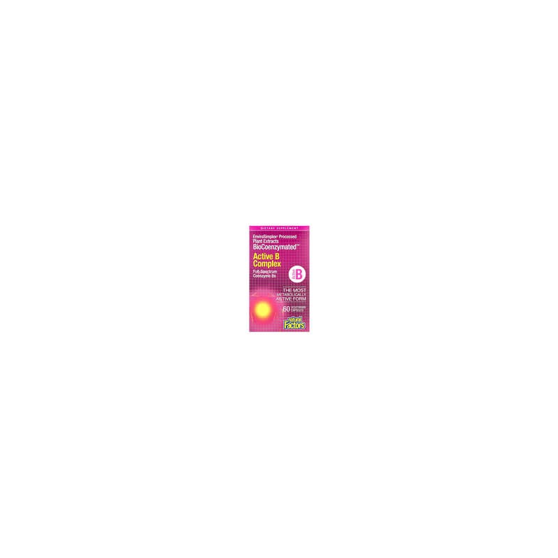 Natural Factors, BioCoenzymated, Complejo B activo, 60 cápsulas vegetales