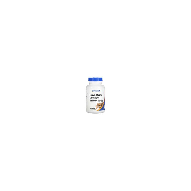 Nutricost, Extracto de corteza de pino, 6000 mg, 180 cápsulas