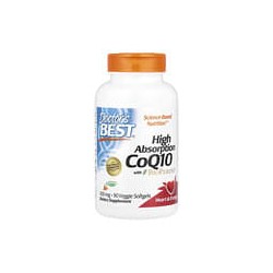 Doctor's Best, CoQ10 de alta absorción con BioPerine, 300 mg, 90 cápsulas blandas vegetales