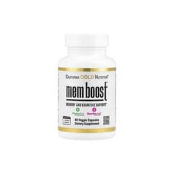 California Gold Nutrition, MEM Boost™, Refuerzo para la memoria y la cognición, 60 cápsulas vegetales