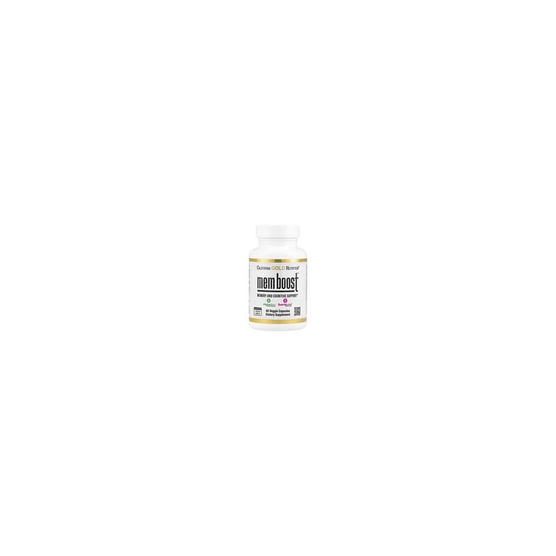 California Gold Nutrition, MEM Boost™, Refuerzo para la memoria y la cognición, 60 cápsulas vegetales