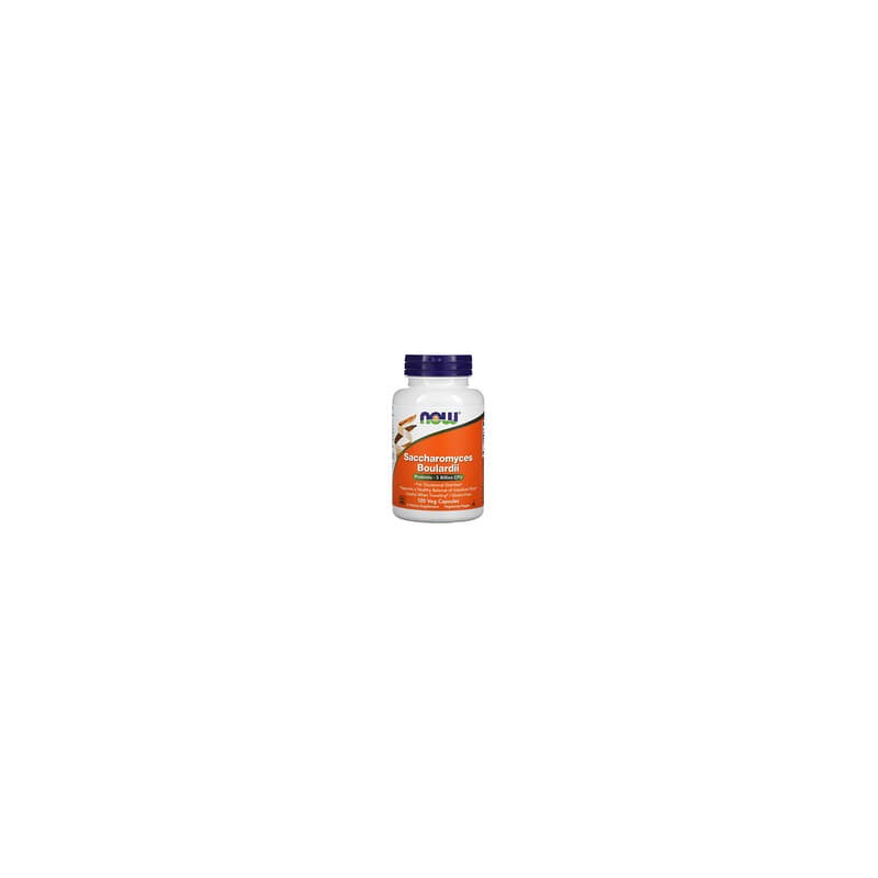 NOW Foods, Saccharomyces boulardii, 5000 millones de UFC, 120 cápsulas vegetales