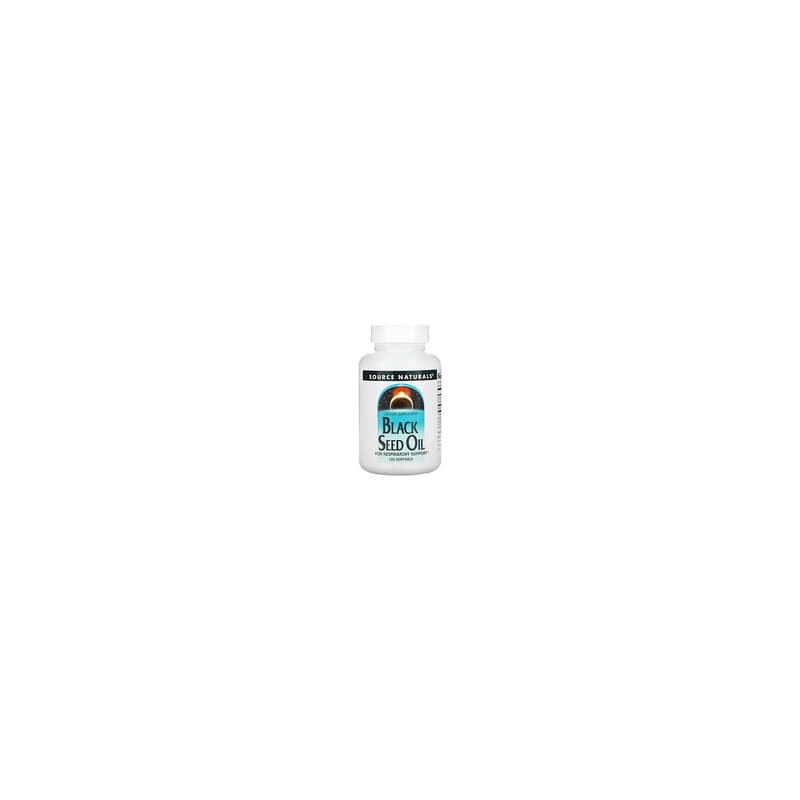 Source Naturals, Aceite de semilla negra, 120 cápsulas blandas