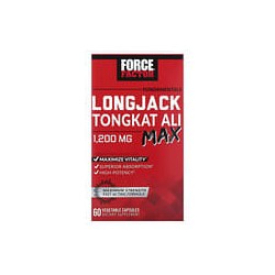 Force Factor, Ingredientes esenciales, Ginseng de Malasia tongkat ali de concentración máxima, 1200 mg, 60 cápsulas vegetales (6