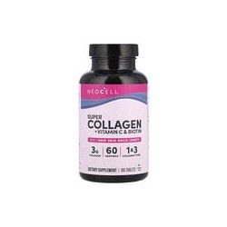 NeoCell, Super Collagen con vitamina C y biotina, 180 comprimidos