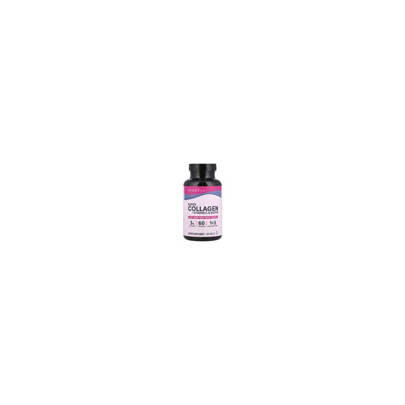 NeoCell, Super Collagen con vitamina C y biotina, 180 comprimidos