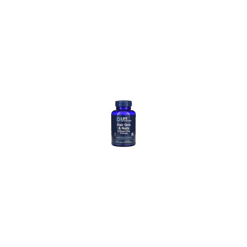 Life Extension, Cabello, piel y uñas, Fórmula con colágeno más, 120 comprimidos