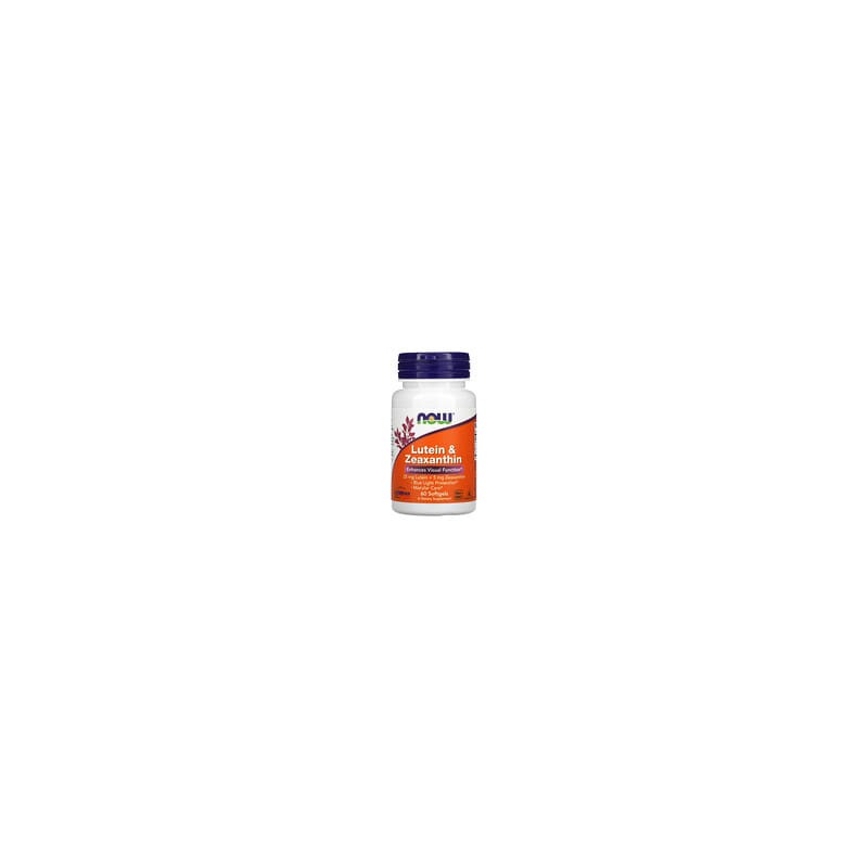 NOW Foods, Luteína y Zeaxantina, 60 cápsulas blandas