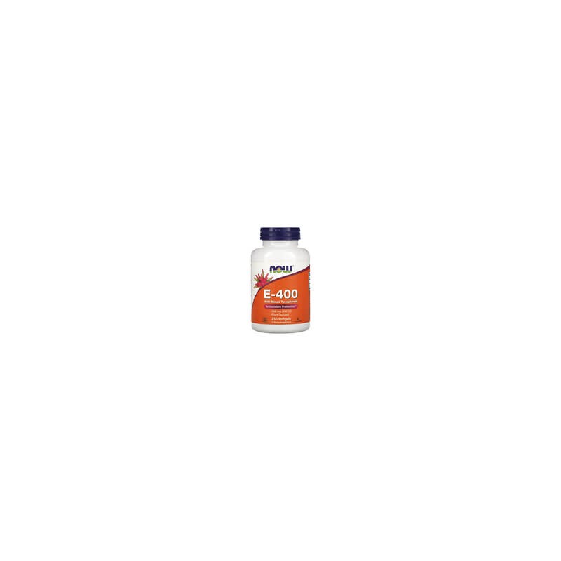 NOW Foods, E-400 con tocoferoles mixtos, 268 mg (400 UI), 250 cápsulas blandas