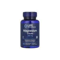 Life Extension, Magnesio (citrato), 100 mg, 100 cápsulas vegetales