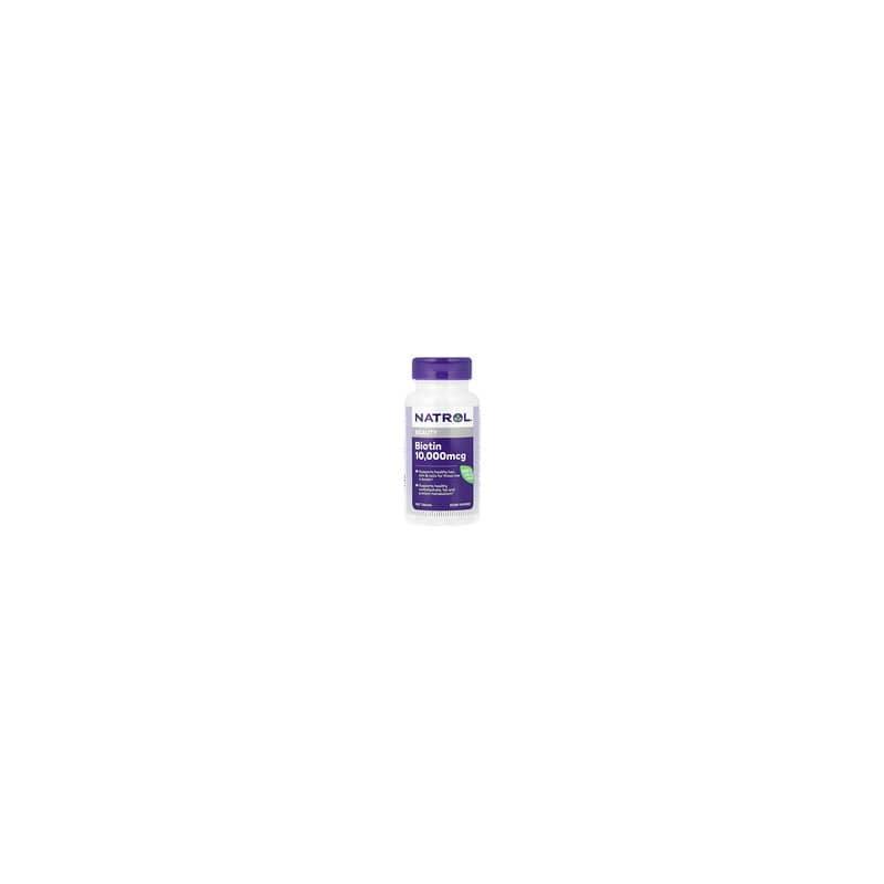 Natrol, Belleza, Biotina, 10.000 mcg, 100 comprimidos
