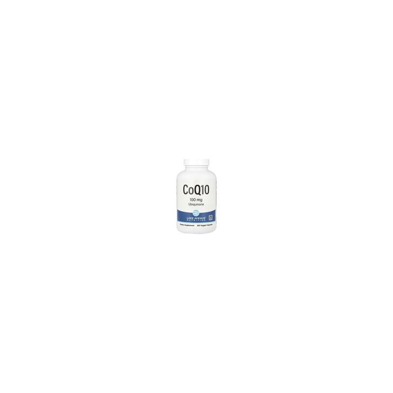 Lake Avenue Nutrition, CoQ10, Ubiquinona verificada por la Farmacopea de EE. UU. (USP), 100 mg, 360 cápsulas vegetales