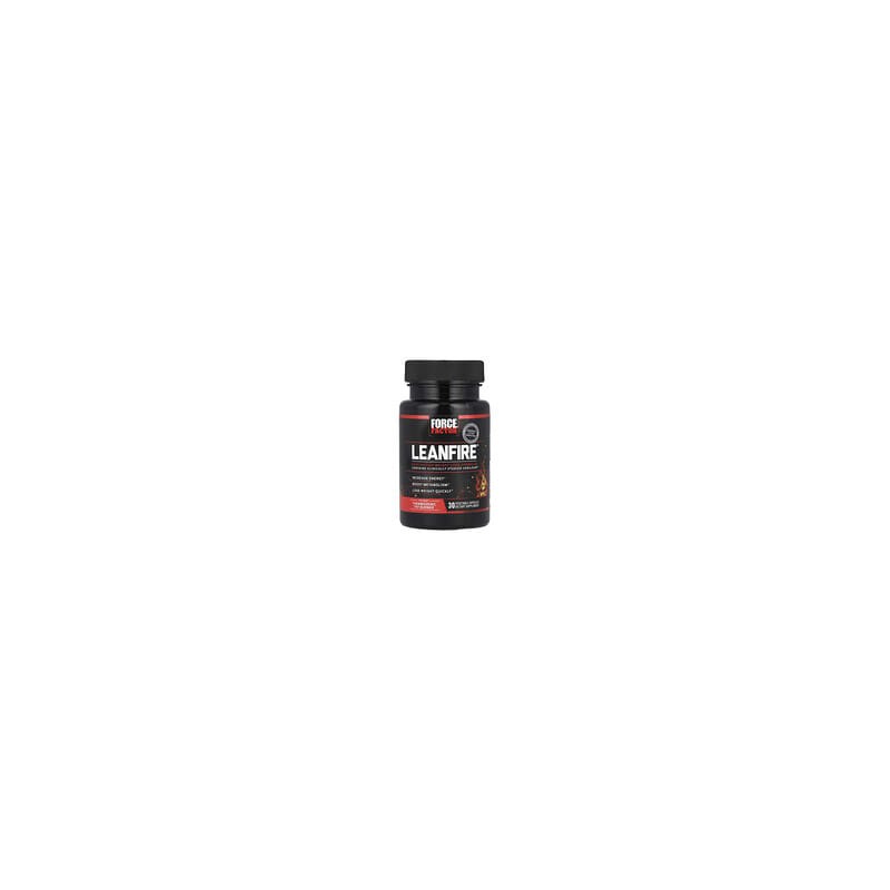 Force Factor, LeanFire®, Suplemento para la pérdida de peso, 30 cápsulas vegetales