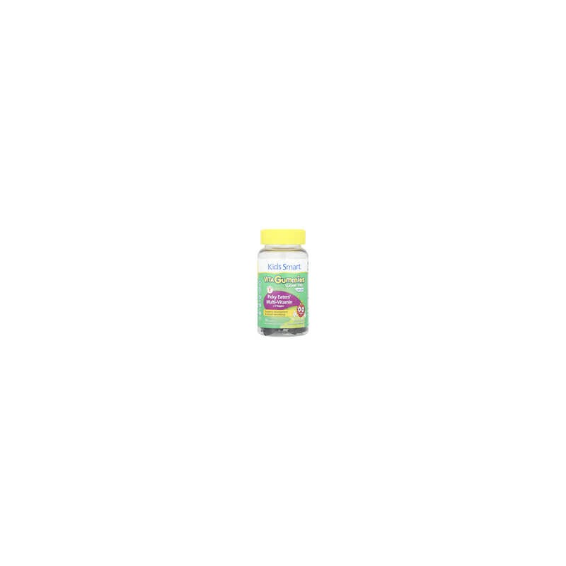 Kids Smart, Gomitas Vita para niños Smart®, Suplemento multivitamínico Picky Eaters con 4 vegetales, De 3 años en adelante, Baya