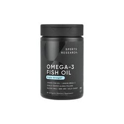 Sports Research, Aceite de pescado con omega-3, Triple concentración, 90 cápsulas blandas